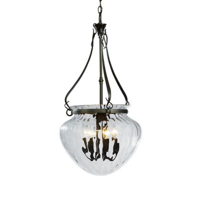 Acharn Foyer Pendant with Water Glass by Hubbardton Forge - Starlight Lighting USA and Canada